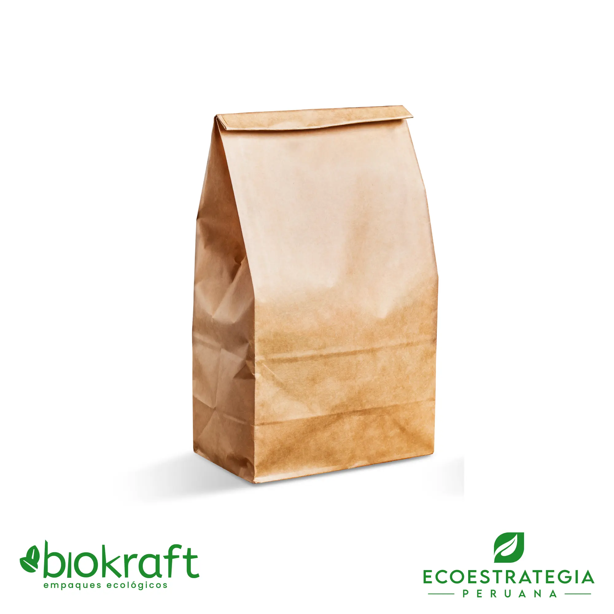 Esta bolsa de papel Kraft tiene un grosor de 80 gr y un peso de 41gr. Bolsa biodegradable de excelente gramaje y medida, ideal para comidas y productos ligeros. Cotiza ahora tus bolsas Kraft número 30